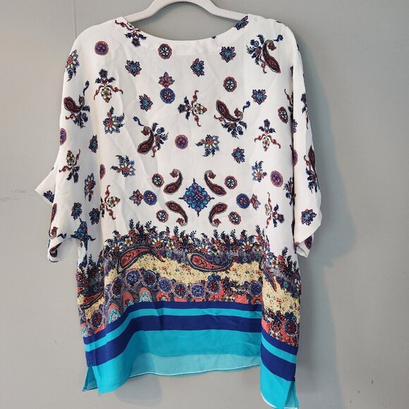 Ann Taylor Loose Flowy Tunic Blouse. Size Large - Picture 5 of 9